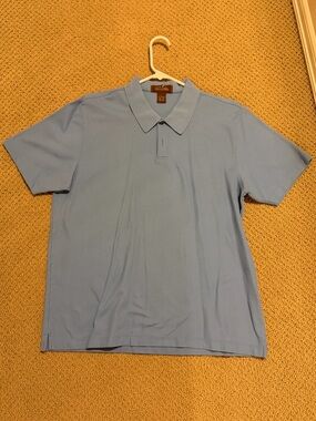 Tasso Ella Sky Blue Collared Polo Shirt (Men’s Size Large)